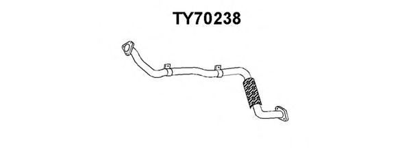 Труба выхлопного газа VENEPORTE TY70238