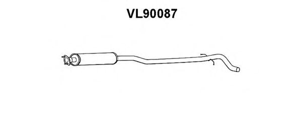 Предглушитель выхлопных газов VENEPORTE VL90087