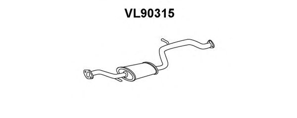 Предглушитель выхлопных газов VENEPORTE VL90315