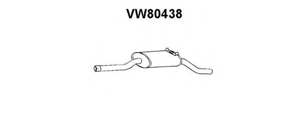 Глушитель выхлопных газов конечный VENEPORTE VW80438