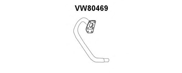 Труба выхлопного газа VENEPORTE VW80469
