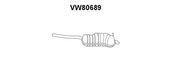 Глушитель выхлопных газов конечный VENEPORTE VW80689