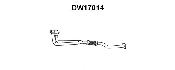 Труба выхлопного газа VENEPORTE DW17014