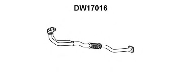 Труба выхлопного газа VENEPORTE DW17016