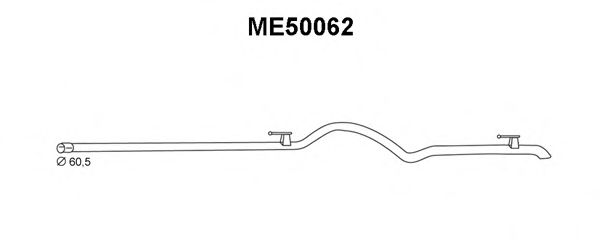 Труба выхлопного газа VENEPORTE ME50062