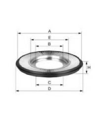 Воздушный фильтр UNIFLUX FILTERS XA347