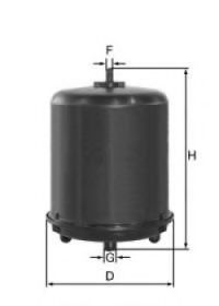 Топливный фильтр UNIFLUX FILTERS XOC6