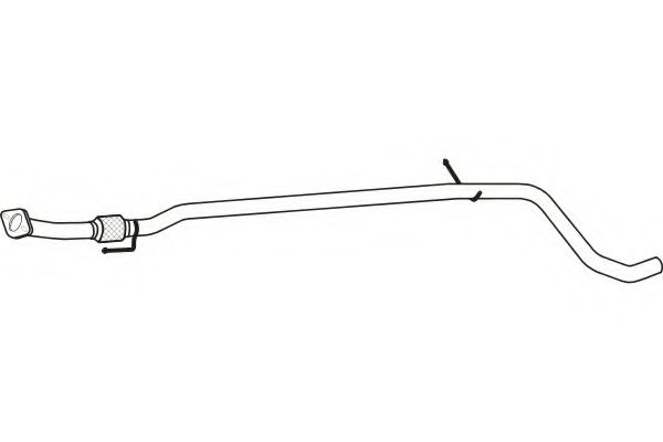 Труба выхлопного газа FENNO P2281