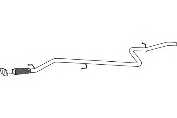 Труба выхлопного газа FENNO P2292