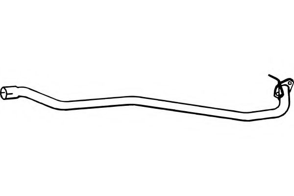 Труба выхлопного газа TEMOT 303017