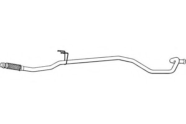 Труба выхлопного газа FENNO 4824