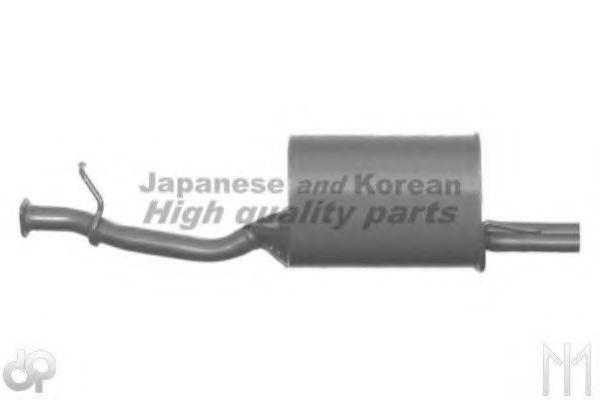 Глушитель выхлопных газов конечный ASHUKI H281-19