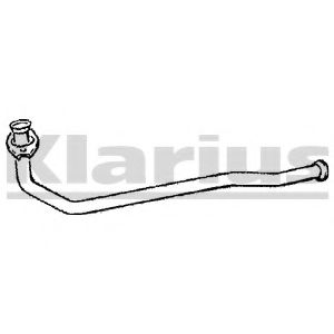 Труба выхлопного газа KLARIUS 130128