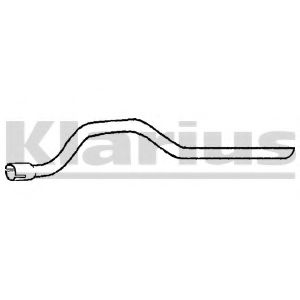 Труба выхлопного газа KLARIUS 130364