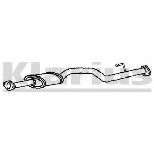Средний глушитель выхлопных газов KLARIUS 150327