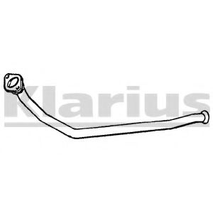 Труба выхлопного газа KLARIUS 160191