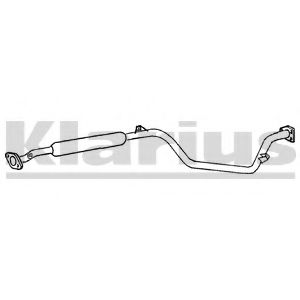 Средний глушитель выхлопных газов KLARIUS 160214