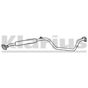 Труба выхлопного газа KLARIUS 160215