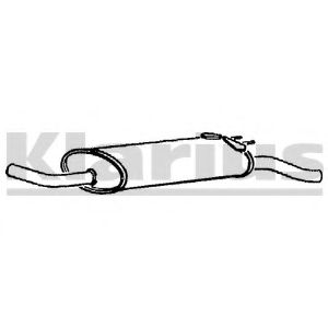 Глушитель выхлопных газов конечный KLARIUS 220174