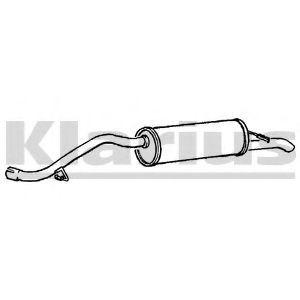 Глушитель выхлопных газов конечный KLARIUS 230010