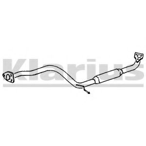 Средний глушитель выхлопных газов KLARIUS 230078