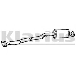 Средний глушитель выхлопных газов KLARIUS 230203