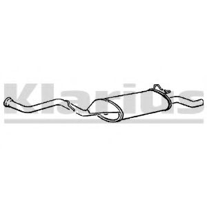 Глушитель выхлопных газов конечный KLARIUS 240222