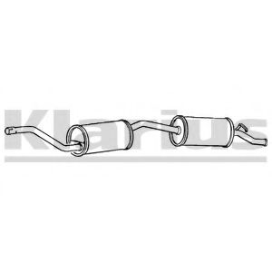 Глушитель выхлопных газов конечный KLARIUS 250111