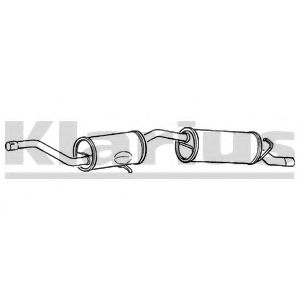 Глушитель выхлопных газов конечный KLARIUS 250117