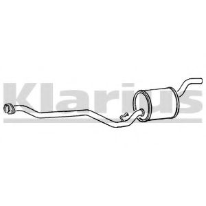 Средний глушитель выхлопных газов KLARIUS 250274