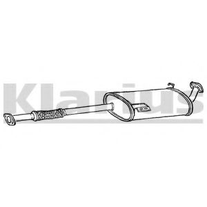 Средний глушитель выхлопных газов KLARIUS 250479