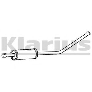 Средний глушитель выхлопных газов KLARIUS 250491