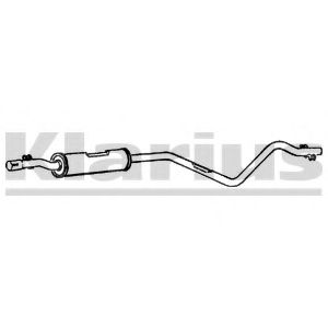 Средний глушитель выхлопных газов KLARIUS 250492