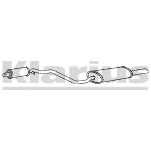 Глушитель выхлопных газов конечный KLARIUS 260263