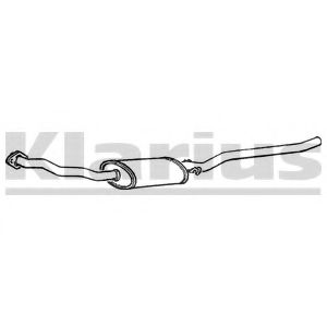 Средний глушитель выхлопных газов KLARIUS 260350