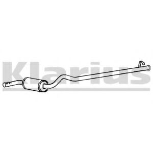 Глушитель выхлопных газов конечный KLARIUS 260372