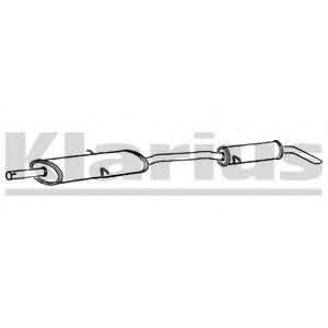 Глушитель выхлопных газов конечный KLARIUS 260606