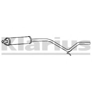 Средний глушитель выхлопных газов KLARIUS 260719