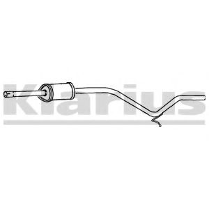 Средний глушитель выхлопных газов KLARIUS 260720