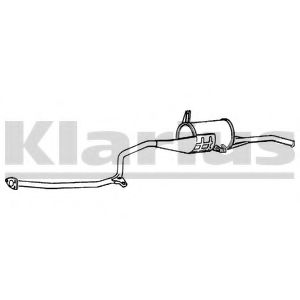 Глушитель выхлопных газов конечный KLARIUS 270011