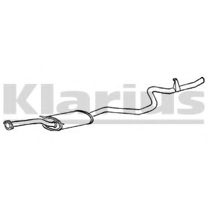 Глушитель выхлопных газов конечный KLARIUS 270014