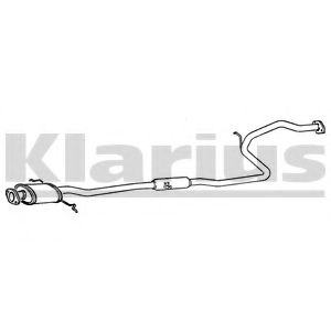 Средний глушитель выхлопных газов KLARIUS 270125
