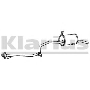 Глушитель выхлопных газов конечный KLARIUS 270419