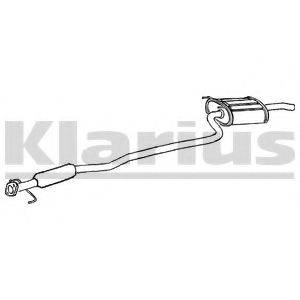 Глушитель выхлопных газов конечный KLARIUS 270455