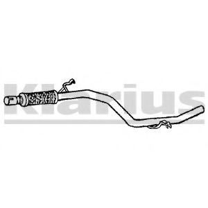 Труба выхлопного газа KLARIUS 160228