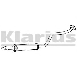 Средний глушитель выхлопных газов KLARIUS 260869