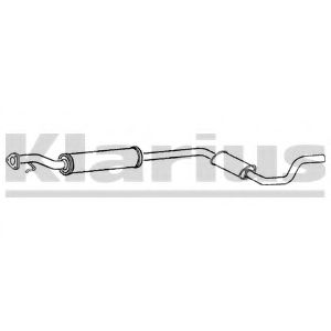 Средний глушитель выхлопных газов KLARIUS 260875