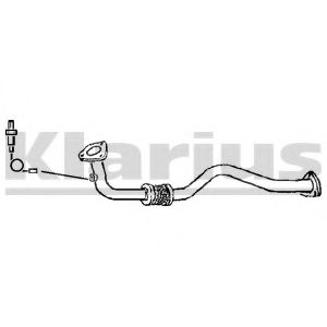 Труба выхлопного газа KLARIUS 301363