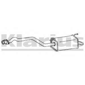 Глушитель выхлопных газов конечный KLARIUS 250647