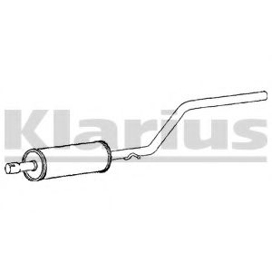 Средний глушитель выхлопных газов KLARIUS 240788